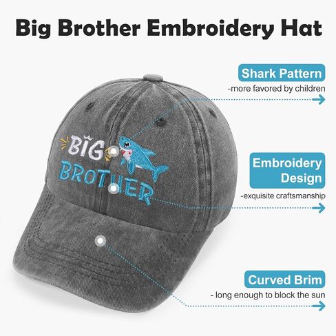 Cute Embroidered Baseball Caps for Kids - Adjustable Washed Distressed Vintage Cowboy Sun Hat for Boys & Girls Ages 3-8 in Kuwait