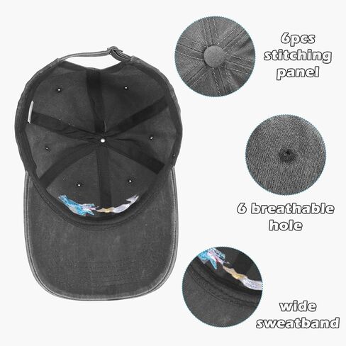 Cute Embroidered Baseball Caps for Kids - Adjustable Washed Distressed Vintage Cowboy Sun Hat for Boys & Girls Ages 3-8 in Kuwait