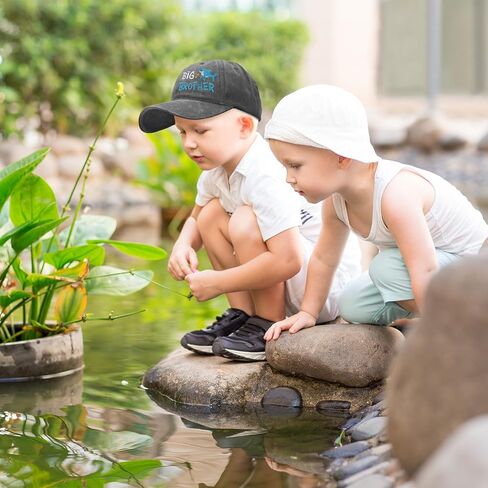 Cute Embroidered Baseball Caps for Kids - Adjustable Washed Distressed Vintage Cowboy Sun Hat for Boys & Girls Ages 3-8 in Kuwait