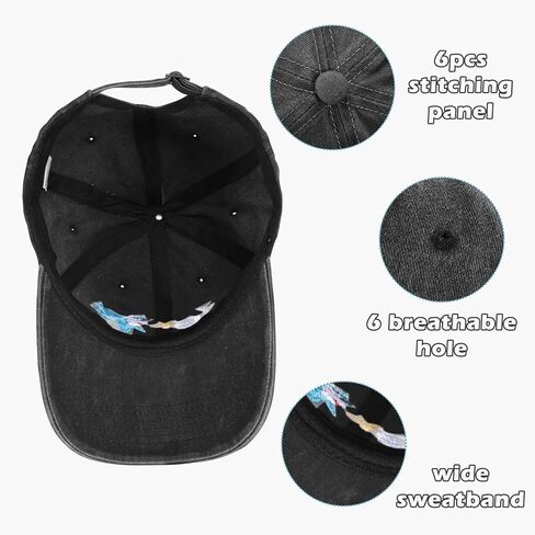 Cute Embroidered Baseball Caps for Kids - Adjustable Washed Distressed Vintage Cowboy Sun Hat for Boys & Girls Ages 3-8 in Kuwait