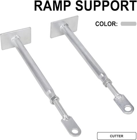 Loading Ramp Support Legs,1 Pair Adjustable Ramp Support Bracket for Loading Ramps for Motorcycle,Dirt Bike,ATV,Truck,Pickup,Quad,Lawn Mower in Kuwait