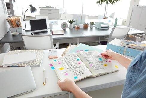أعلام Post-it، موزع بمقبض مكتبي كبير الحجم 200/، بعرض 1 بوصة، أزرق (680-HVBE) in Kuwait