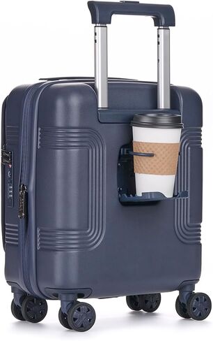 biaggi Runway Hybrid Expandable Underseat Carry-On – Lightweight TSA-Approved Polycarbonate Travel Bag, Perfect for Getaways & Long Weekends (Expandable Underseater, Navy Blue) in Saudi Arabia