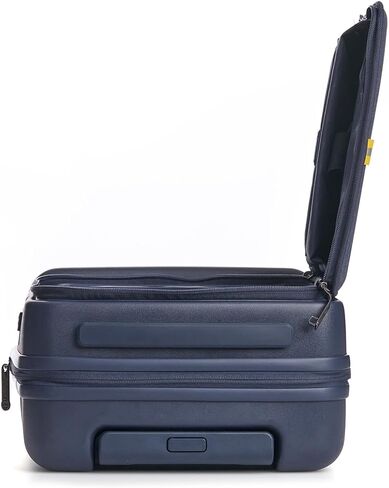 biaggi Runway Hybrid Expandable Underseat Carry-On – Lightweight TSA-Approved Polycarbonate Travel Bag, Perfect for Getaways & Long Weekends (Expandable Underseater, Navy Blue) in Saudi Arabia