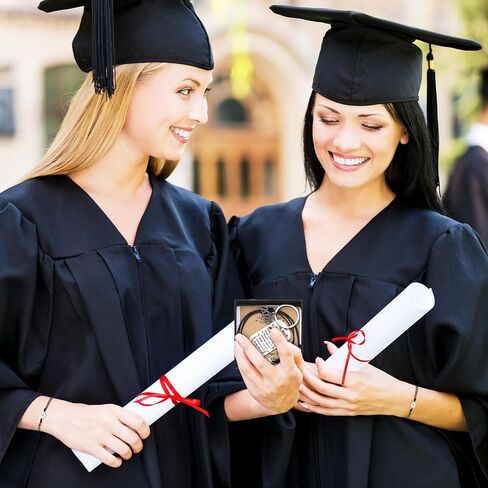 Remuuly 32 Pcs 2025 Graduation Gifts Bulk Unisex Bracelets Comes in Cap Box with Quote Card Keychain for Class of 2025 Graduation Gifts in Saudi Arabia