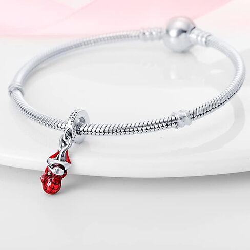 سحر تحالف Lightdog يناسب أساور Pandora Europe ، 925 Sterling Silver Dangle Bead ، حبات مجوهرات هدايا عيد الأم للنساء سوار & قلادة in Kuwait