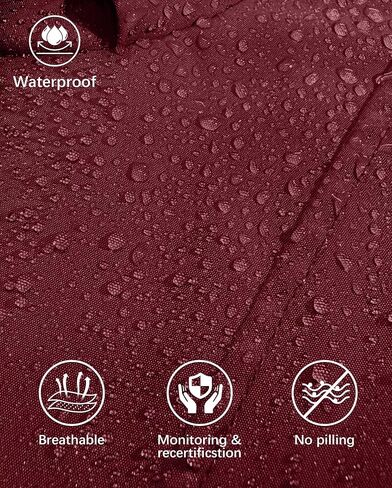 Bloggerlove Women Rain Jacket Waterproof Raincoat with Hood Lightweight Outdoor Windbreaker in Saudi Arabia