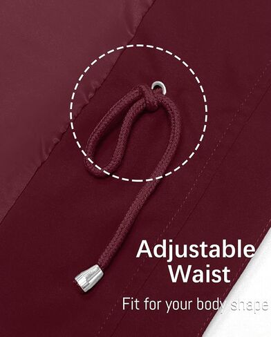 Bloggerlove Women Rain Jacket Waterproof Raincoat with Hood Lightweight Outdoor Windbreaker in Saudi Arabia