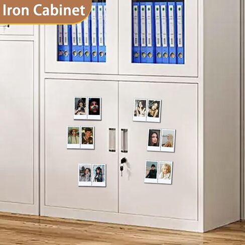 10Pack Magnetic Refrigerator Mini Picture Frames fit 2x3 Picture, Acrylic Photo Frame Compatible with Fujifilm Instax Polaroid Mini for Home Office Fridge/Locker (Clear, 1 Picture) in Kuwait