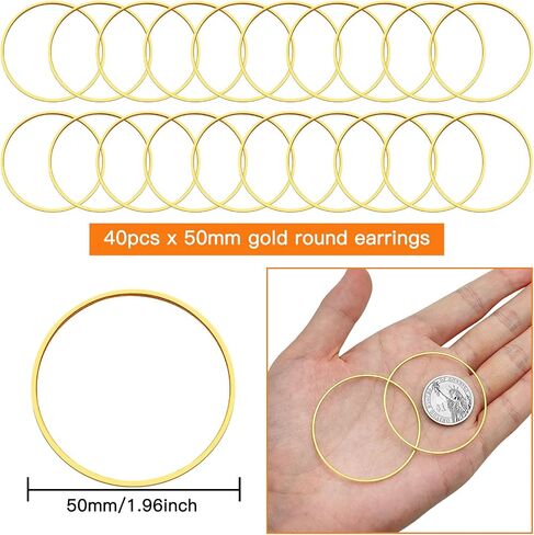200pcs Earrings Beading Hoop 12/15/20/25mm Earring Finding Beading Hoop Earrings Hypoallergenic Round Earrings Open Bezel Pendant Frame for DIY Jewelry Making(Silver) in Kuwait