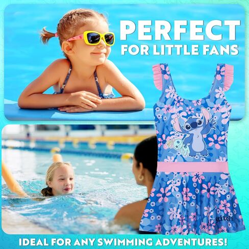 Swimsuit for Girls Swim Dress Teens Bathing Suit Kawaii Summer Swimwear Travel Essentials Gifts for Her in Kuwait