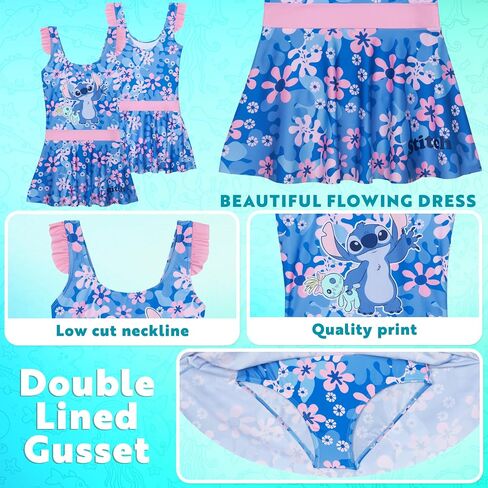 Swimsuit for Girls Swim Dress Teens Bathing Suit Kawaii Summer Swimwear Travel Essentials Gifts for Her in Kuwait