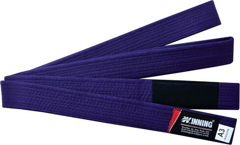 BJJ Jiu Jitsu Belt - Brazilian Jiu Jitsu Belt Cotton Fabric Adult BJJ Belts Martial Arts Belts in Saudi Arabia
