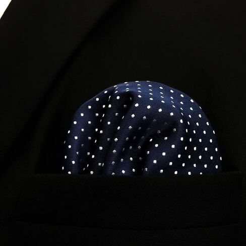 S&W SHLAX&WING Pocket Squares for Men Dots Dotty Handkerchiefs Wedding Prom in Saudi Arabia