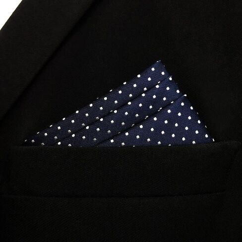 S&W SHLAX&WING Pocket Squares for Men Dots Dotty Handkerchiefs Wedding Prom in Saudi Arabia