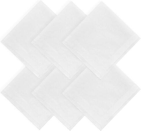 Men's Cotton Handkerchiefs Solid Color Pocket Squares for Men Soft Suit Pocket Square Hanky in Saudi Arabia