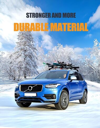 220lbs Roof Rack Cross Bars Compatible with Volvo XC90 XC-90 2016-2025, Heavy Duty Anti-Theft Lockable Aluminum Roof Rails Crossbars Rooftop Accessories Luggage Racks Carrier in Kuwait