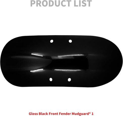 Motorcycle Short Front Fender Mudguard 13 5/8" Metal Iron Fit For Harley Sportster Forty Eight 48 XL1200X XL 1200 2010-2020 (Gloss Black) in Kuwait