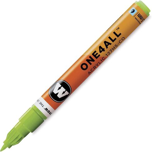 MOLOTOW ONE4ALL Acrylic Paint Marker, 2mm, Future Green, 1 Each (127.222) in Saudi Arabia