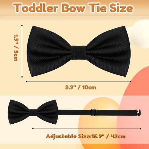 Bow Ties for Boys Kids Adjustable Toddler Bow Tie Baby Bowtie for Party School Wedding Banquet Graduation Leisure in Saudi Arabia