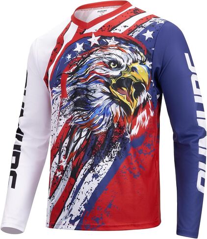 Youth Motocross Jersey for Dirt Bike Jersey for 8-18 Year Olds Mountain Bike for MotorcycleCycling Bicycle BMX Moto MX in Kuwait