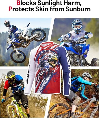 Youth Motocross Jersey for Dirt Bike Jersey for 8-18 Year Olds Mountain Bike for MotorcycleCycling Bicycle BMX Moto MX in Kuwait