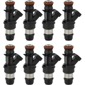 حقن الوقود متوافقة مع 1999-2007 GMC Chevrolet Cadillac Hummer Isuzu Buick ، ​​Silverado Sierra Savana Express Yukon XL 1500 2500 3500 HD V8 4.8L 5.3L 6.0L استبدال# FJ315 ، MP10006