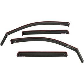 Westin 72-39429 in Channel Wind Deflector 4pc Smoke fits 2019-2025 Silverado Sierra 1500 2020-2025 Silverado Sierra 2500 3500 Crew Cab (Exc 2019 Silverado LD Sierra 1500 Limited)