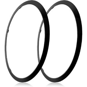 Headlight Trim Ring Fit for Mini Cooper F55 F56 F57 S Convertible 2014 2015 2016 2017 2018 2019 2020 2021 Replace 51137300631 51137300632, Driver Passenger Side Headlamp Bezel Black Pair