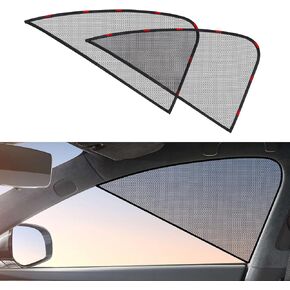 XCBYT Car Window Shades, Driver Window Sun Shade, Upgraded Magnetic Side Window Sun Shade for Front Side Windows with Block Sunlight, Glare and Heat for SUV, Truck, Safe Driving (2PS)