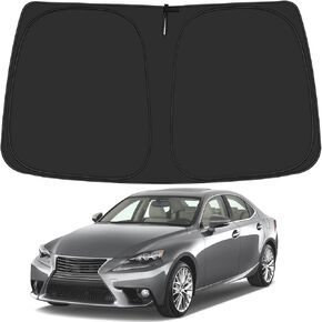 Front Side Window Sun Shade for 1992-2025 Fo-rd E-Series E-150 E-250 E-350 E-450 Van Motorhome, Foldable Window Sunshade Sun Visor Protector, Side Window Shades Sun Shield Blocks UV Rays Heat