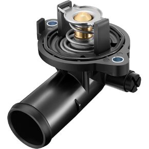 BDFHYK 902-3035 Engine Coolant Thermostat Housing Assembly Compatible with Chrysler 2011-2022 300,Compatible with Dodge 2011-2022 Challenger Charger 3.6L Replace 5184977AD 5184977AE 5184977AG 824-203