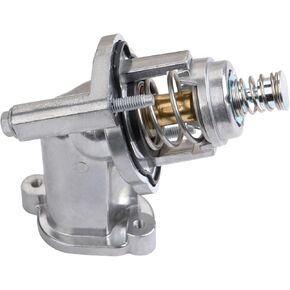 MITZONE Engine Coolant Thermostat Housing Assembly Compatible With 2016-2022 Chevrolet Camaro Colorado 2017-2022 GMC Canyon 2016 2017 2018 2019 Cadillac CT5 CT6 ATS Aluminum