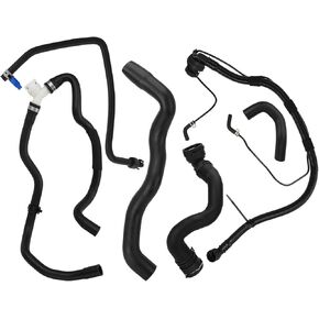 6 PCS مجموعة خرطوم تبريد المحرك - متوافق مع Chevy Cruze 2011-2016 1.4L