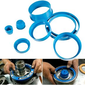 Transmissions Tool Lip Seal Install Protector Kit fit for Ford AOD AODE 4R70W 4R75W (7 PCS)