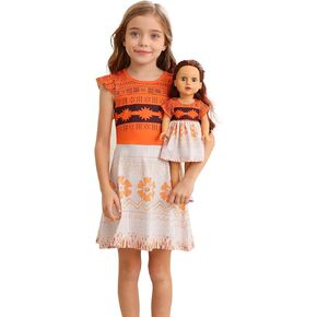 AmzBarley Doll and Girl Matching Nightgown Princess Pajamas Night Gown Dress for Girls and 18" Dolls Clothes