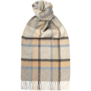 100 ٪ Cashmere Scarf 70.8x11.8in Solder Fresco Camel M.Grey Blu - صنع في اسكتلندا