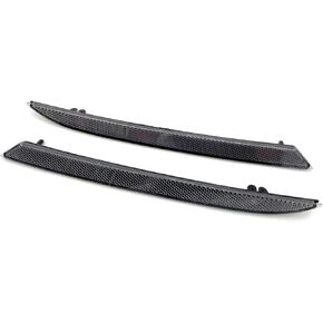 1PAIR المدخن العدسة المدخنة الخلفية العاكس الجانبي العاكس لفورد موستانج 2018 2019 2020 2021 2022