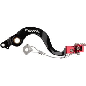TUSK Aluminium Brake Pedal Tip Red Tip متوافق مع Honda CRF150R/Expert 2007-2025