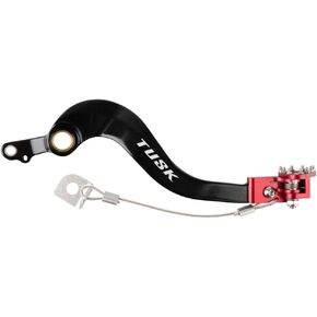 Tusk Aluminum Brake Pedal Red Tip Compatible with Honda CRF250X 2004-2017