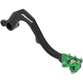 JFG RACING Folding Motorcycle Brake Lever,CNC Rear Brake Foot Pedal Lever for KX450 2019-2024/KLX450R 2008-2019/KX450F 2006-2018 Green