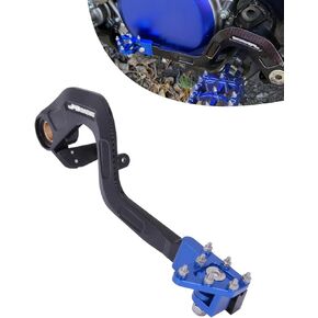 JFG RACING Dirt Bike Rear Brake Foot Pedal,CNC Aluminum Motorcycle Foot Lever for DRZ400SM 2005-2024/DRZ400 2000-2004/DRZ400S 2000-2024/DRZ400E 2000-2007-Gold