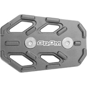 Motorcycle Brake Pedal Enlarger For MSX 125 GROM 2013-2022 Anti-Slip CNC Aluminum Enhanced Control Any Terrain MSX 125 GROM Accessories (Black)