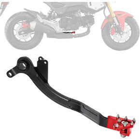 Motorcycle Rear Brake Pedal Foot Lever Folding CNC for Grom MSX 125 Grom Clone Boom Vader 2022-2025 Black