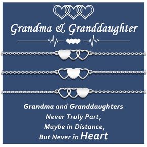 2/3/4 Pcs Mother Daughter Bracelets Set for Mothers Day Gifts for Mom from Daughter Gift Ideas Mother Daughter Gifts Mommy and Me Matching Wish Bracelets