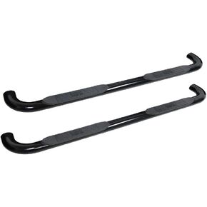 Westin 21-4135 Platinum 4 Oval Nerf Bars fits 2019-2025 Silverado Sierra 1500 Crew Cab (Exc 2019 Silverado LD/Sierra 1500 Limited) Black Pair