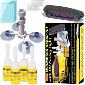 Windshield Repair kit, DIY Glass Cracked Repair Kits, Cracked Windshield Repair kit, Windshield Chip Repair Kit to Repair Scratches, Cracks