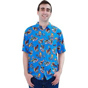 Hot Wheels Matching Family Button Down Shirt Toddler to Adult Sizes (2T - 2XL)
