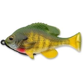 Savage Gear 3D Pulse Tail Bluegill LB 4 بوصة| جسم فضفاض مع خطاف مرجعي | طعم ناعم | لمسة نهائية مطبوعة بالصور| خطاف واحد بجسدين | طعم مياه طازج | طعم سباحة | طعم مغطس