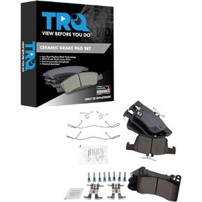 TRQ Brake Pads Ceramic Compatible with 2021 Acura TLX
